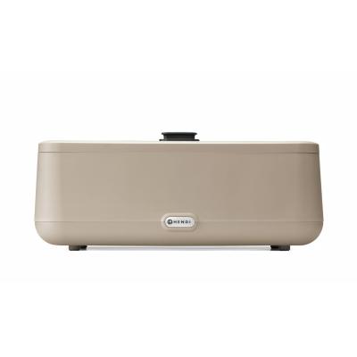 Chafing dish UNIQ, HENDI, designed by Robert Bronwasser, GN 1/1, Béžová, 230V/700W, 607x402x(H)245mm | 470442